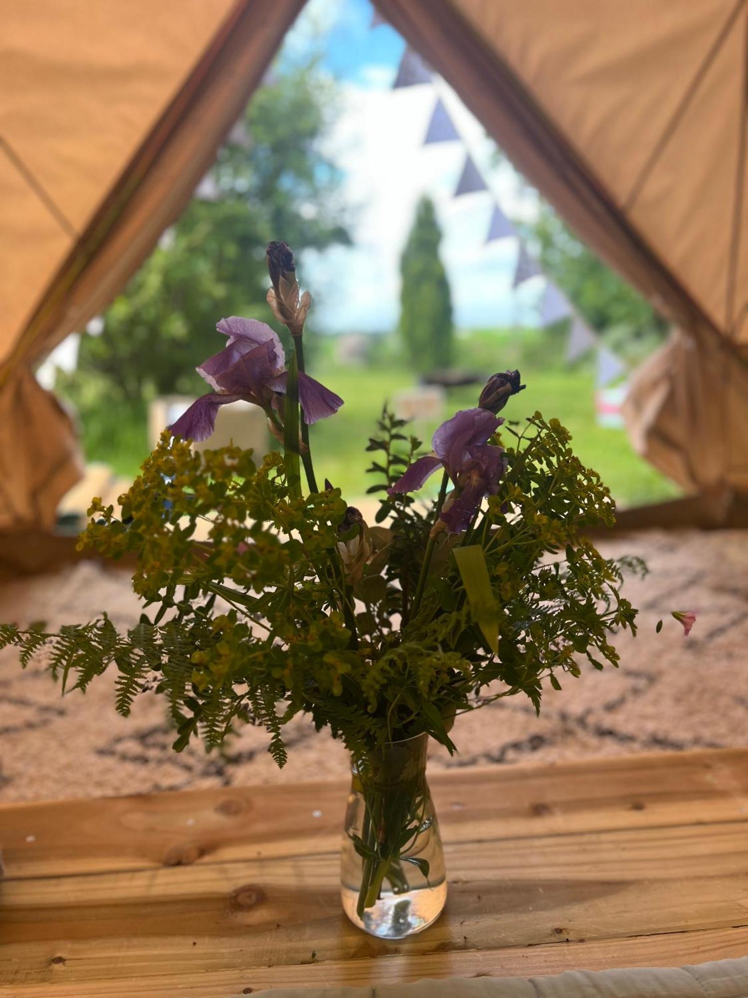 Bluebell Tent At Ballyward Croft Ardkeen Buitenkant foto