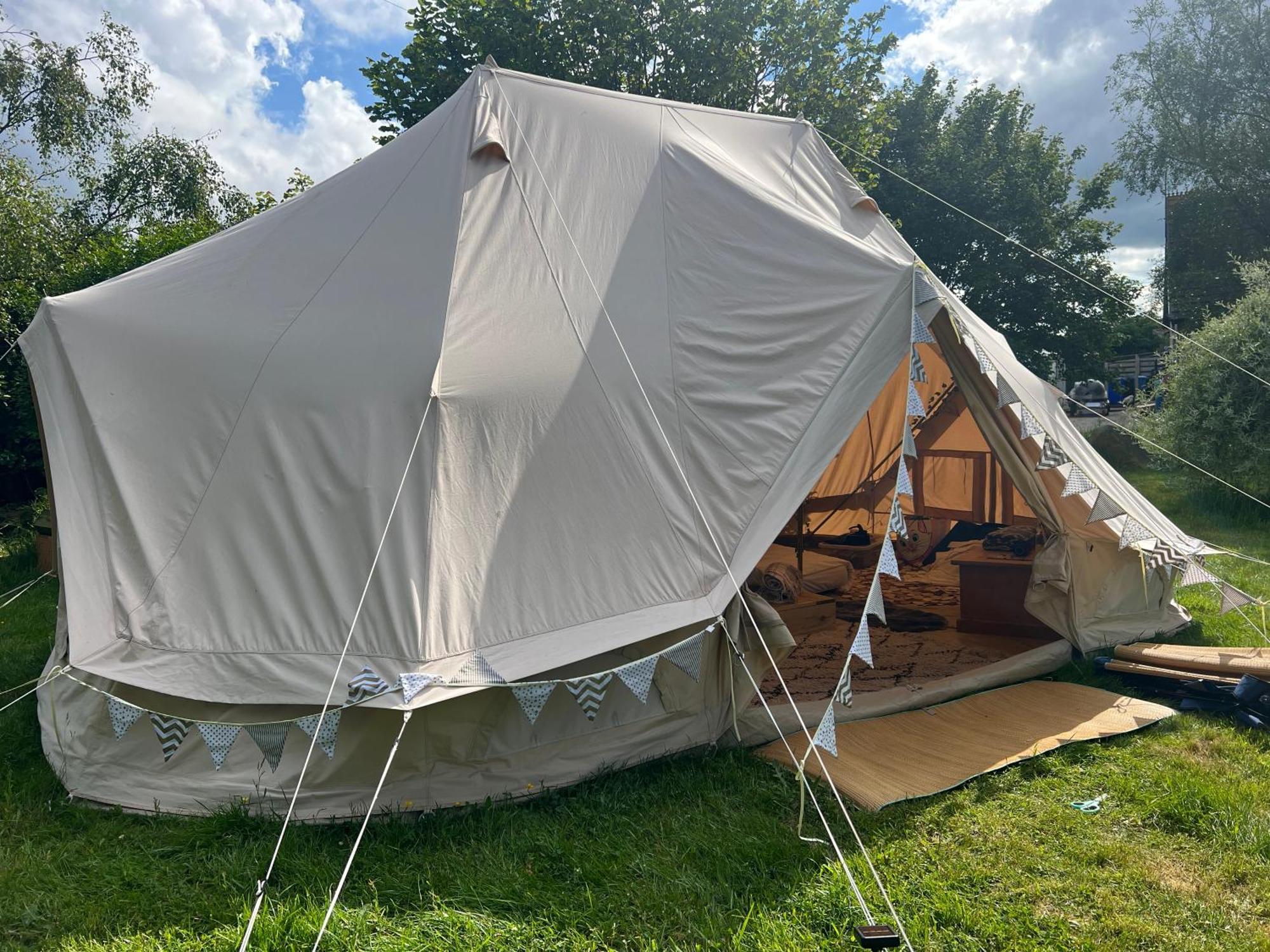 Bluebell Tent At Ballyward Croft Ardkeen Buitenkant foto