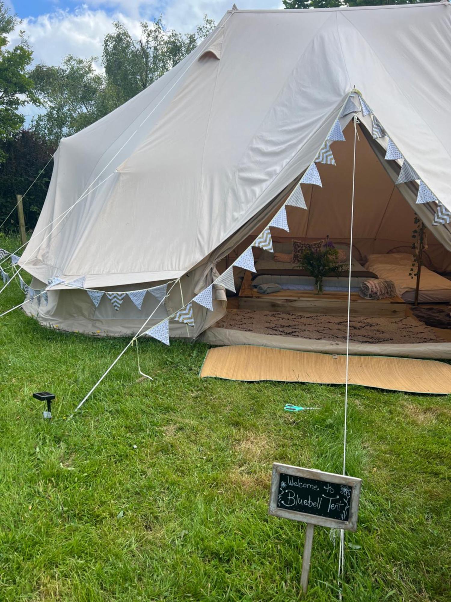 Bluebell Tent At Ballyward Croft Ardkeen Buitenkant foto